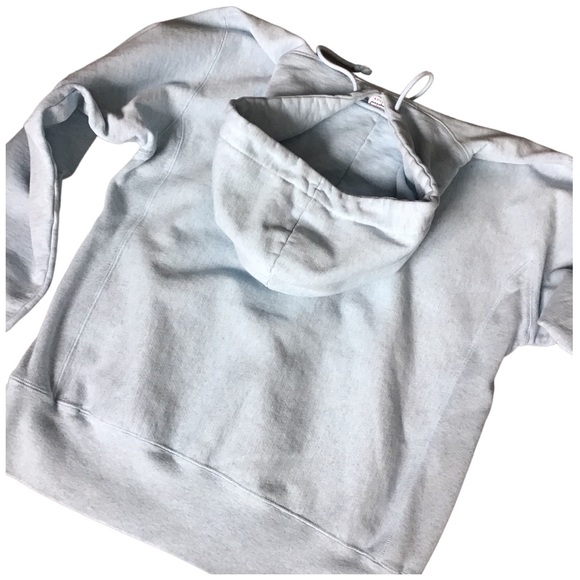 CHAMPION Reverse Weave Woman’s Light Blue Hoodie - Size Medium - Picture 10 of 13